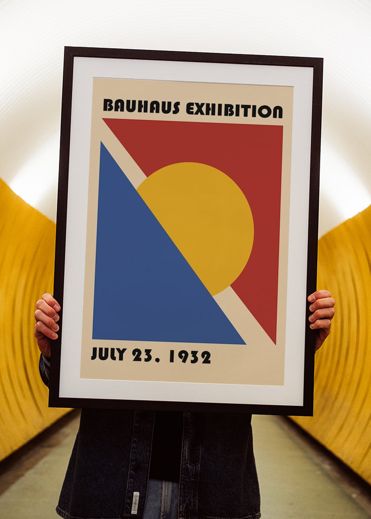 Locandina della mostra Bauhaus