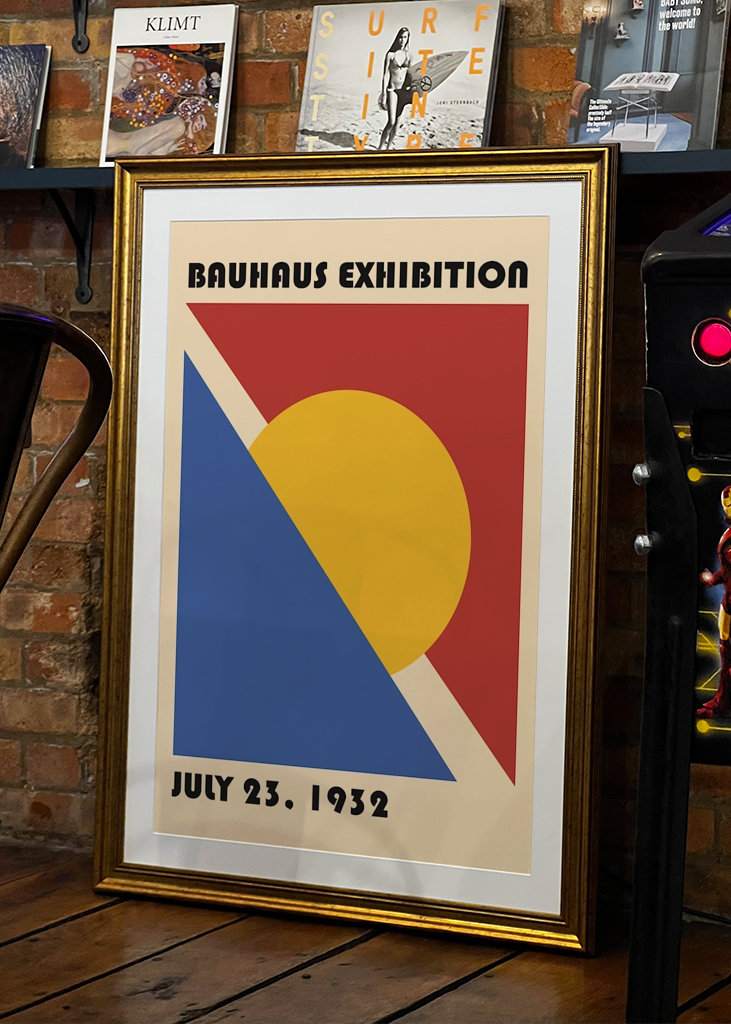 Locandina della mostra Bauhaus