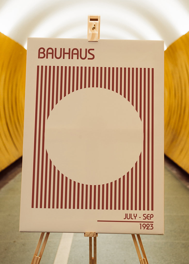 Bauhaus Beige Poster