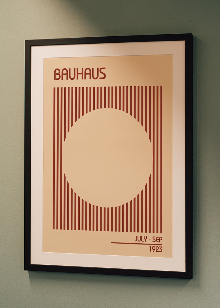 Bauhaus Beige Poster
