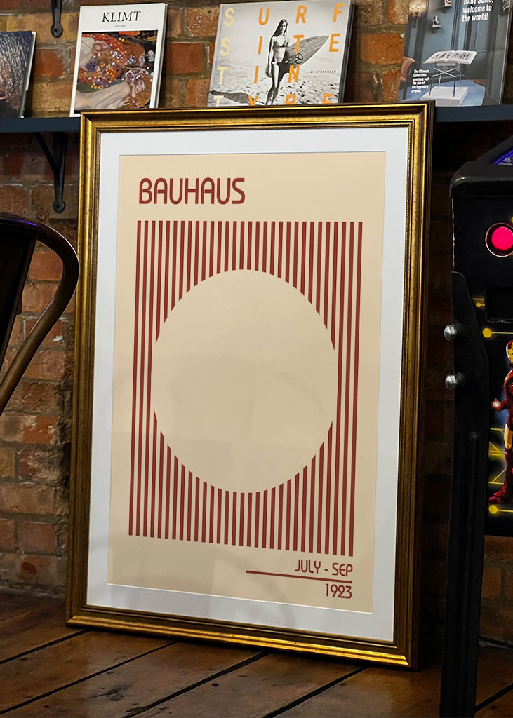 Bauhaus Beige Poster