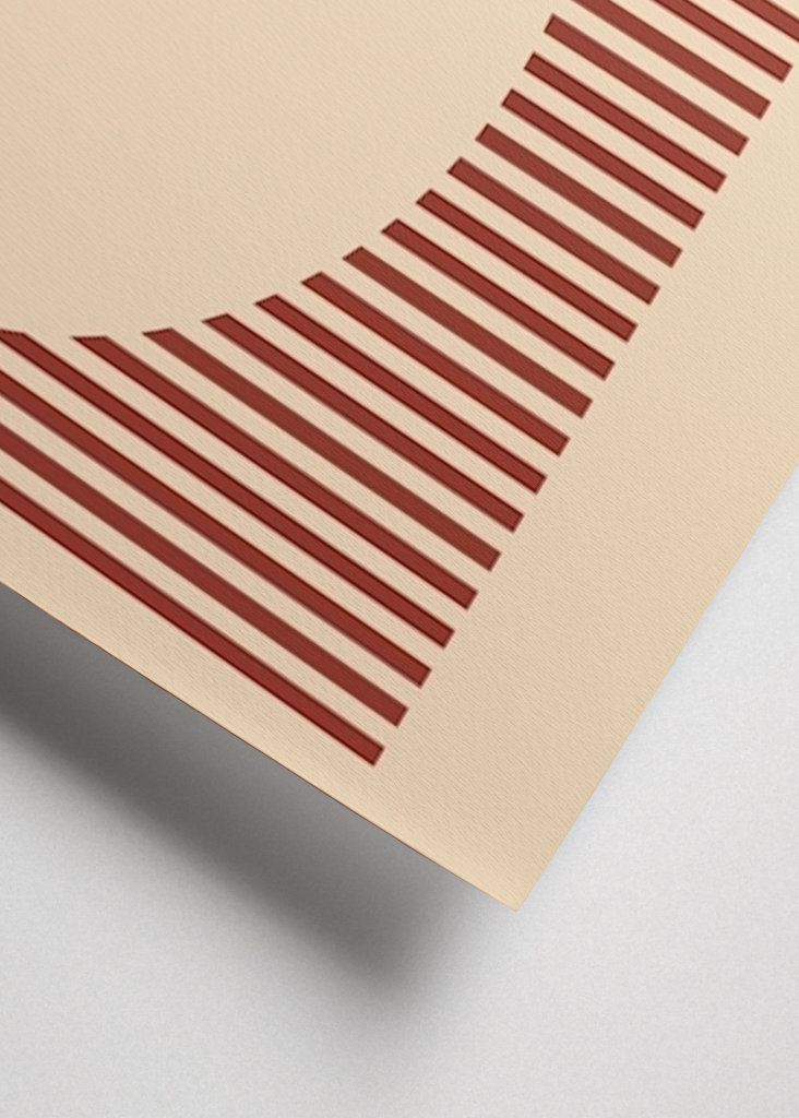 Bauhaus Beige Poster