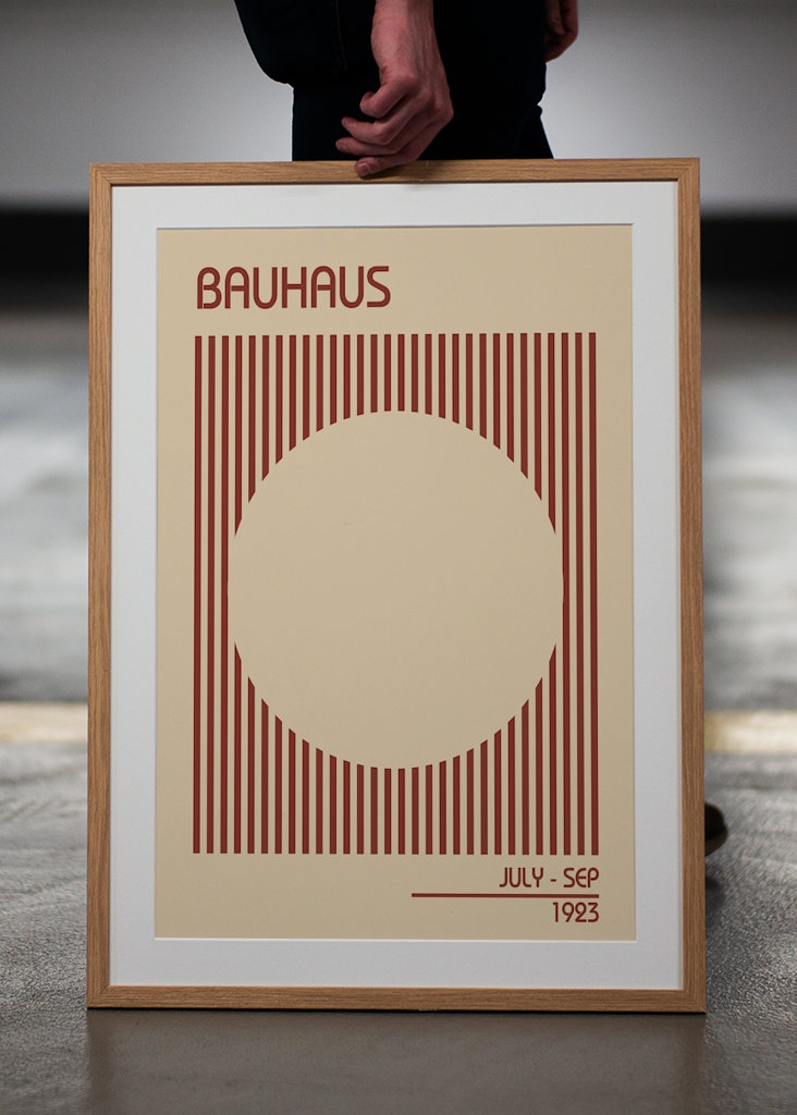 Bauhaus Beige Poster