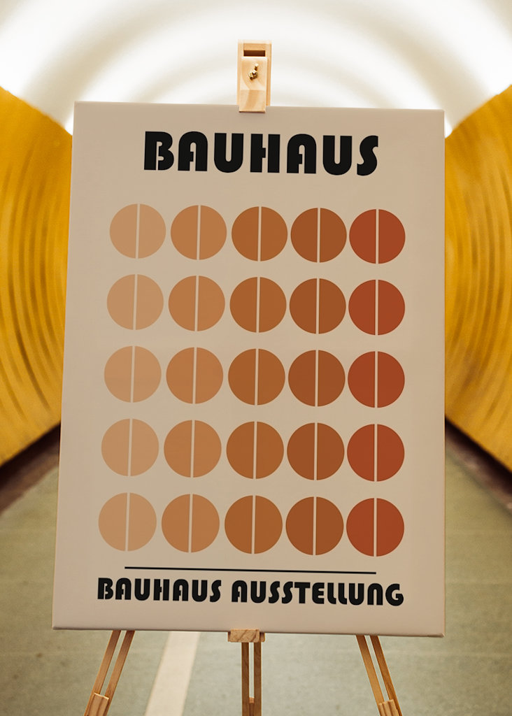 Locandina della mostra Bauhaus