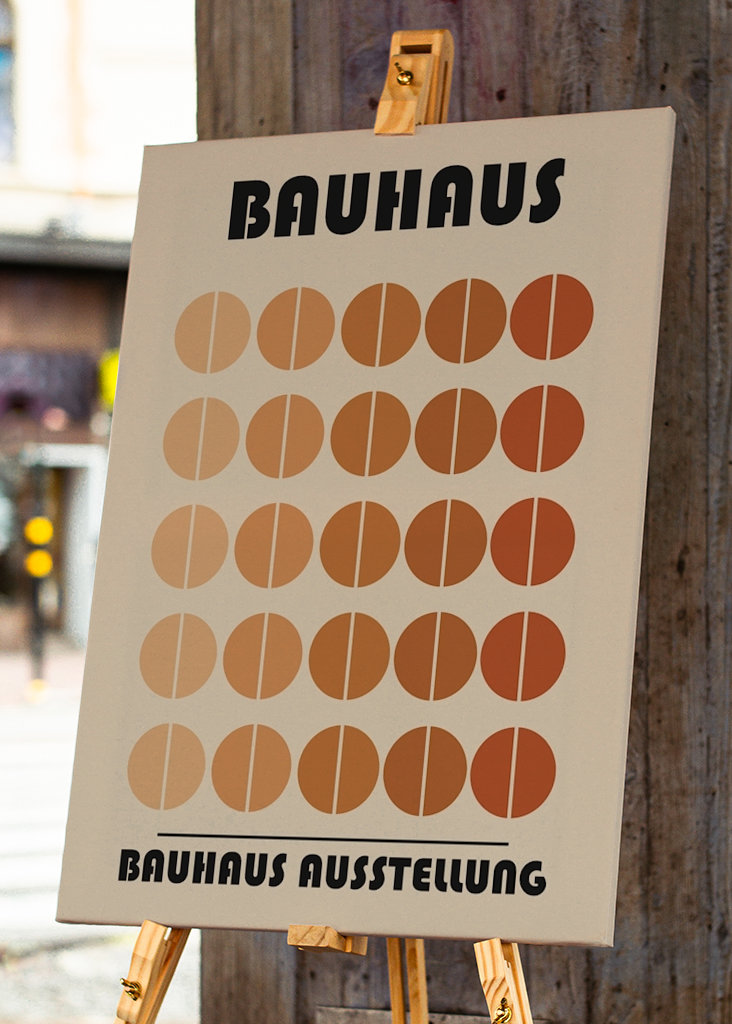 Locandina della mostra Bauhaus