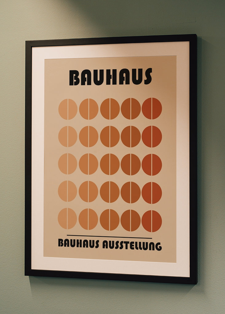 Locandina della mostra Bauhaus