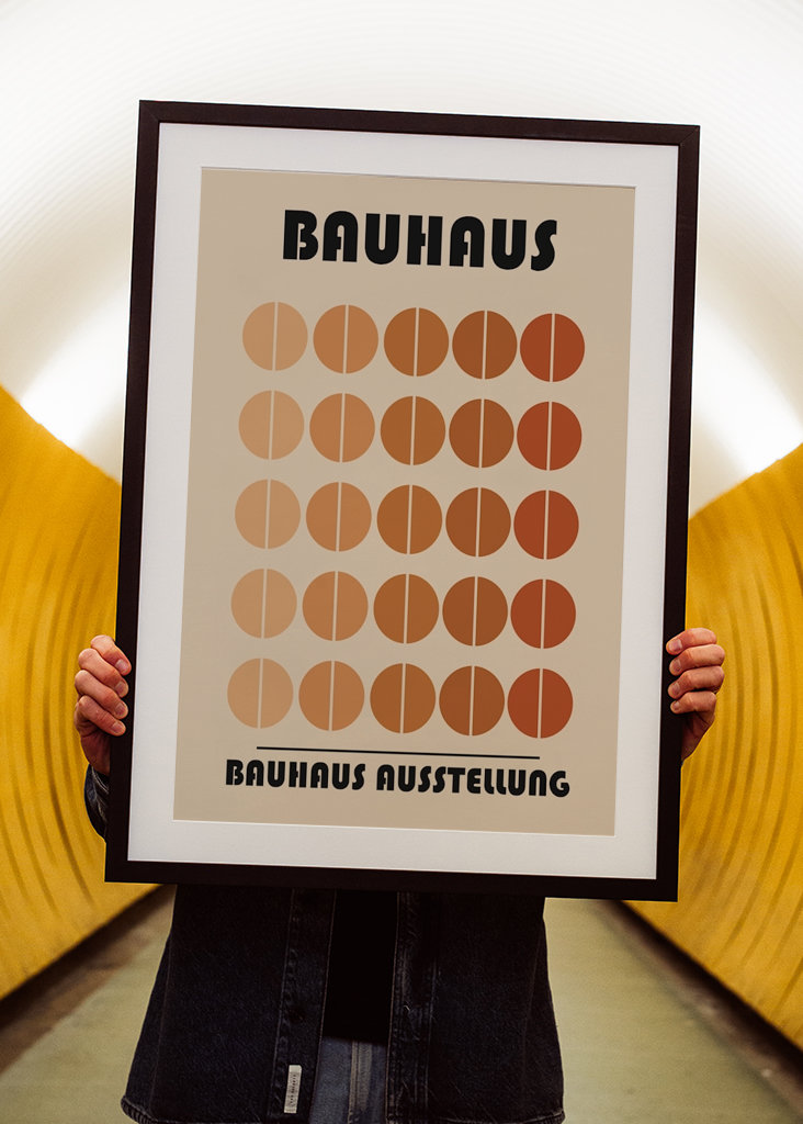 Locandina della mostra Bauhaus