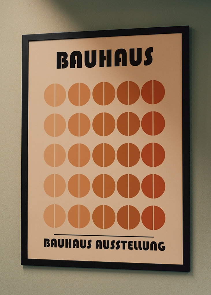 Locandina della mostra Bauhaus