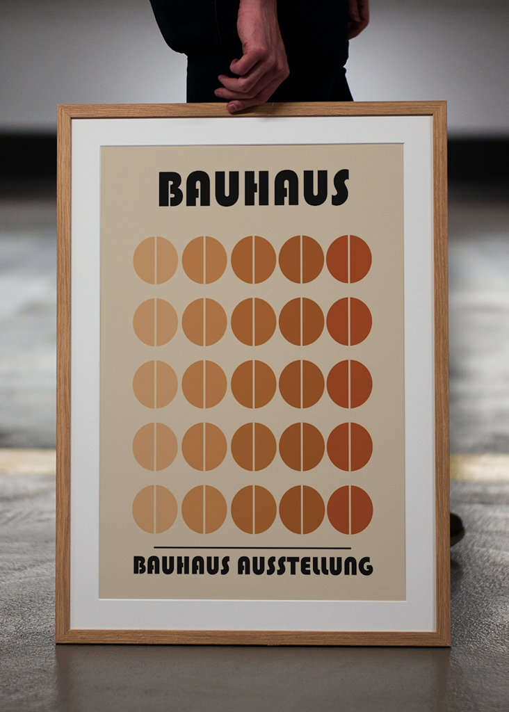 Locandina della mostra Bauhaus