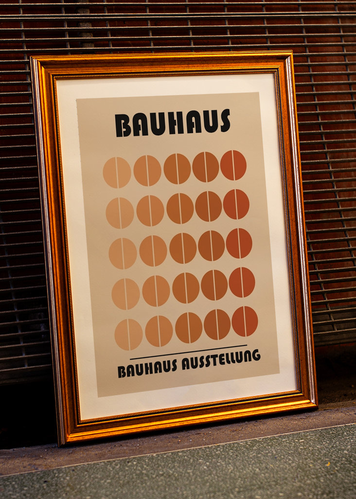 Locandina della mostra Bauhaus