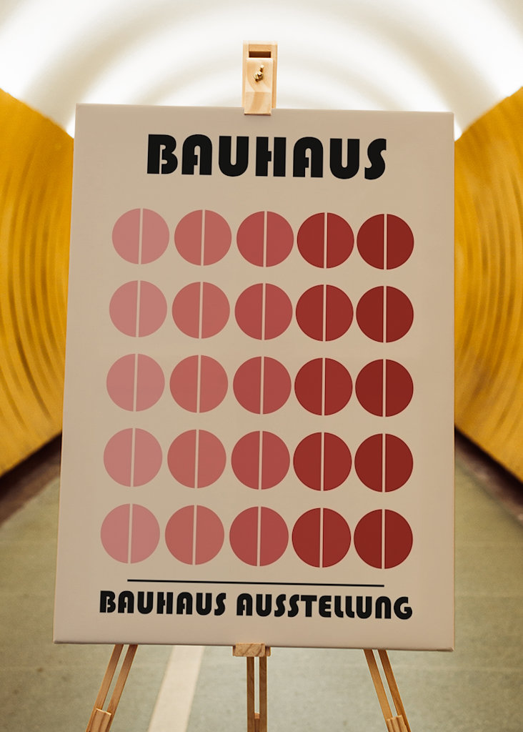 Locandina della mostra Bauhaus