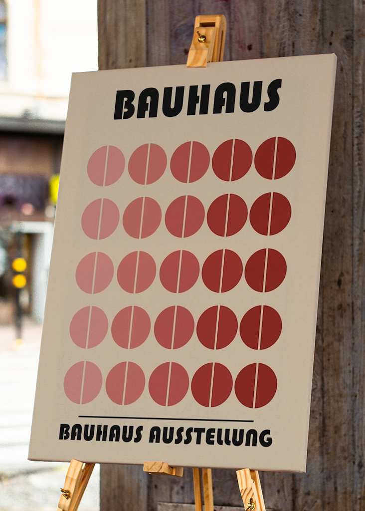 Locandina della mostra Bauhaus