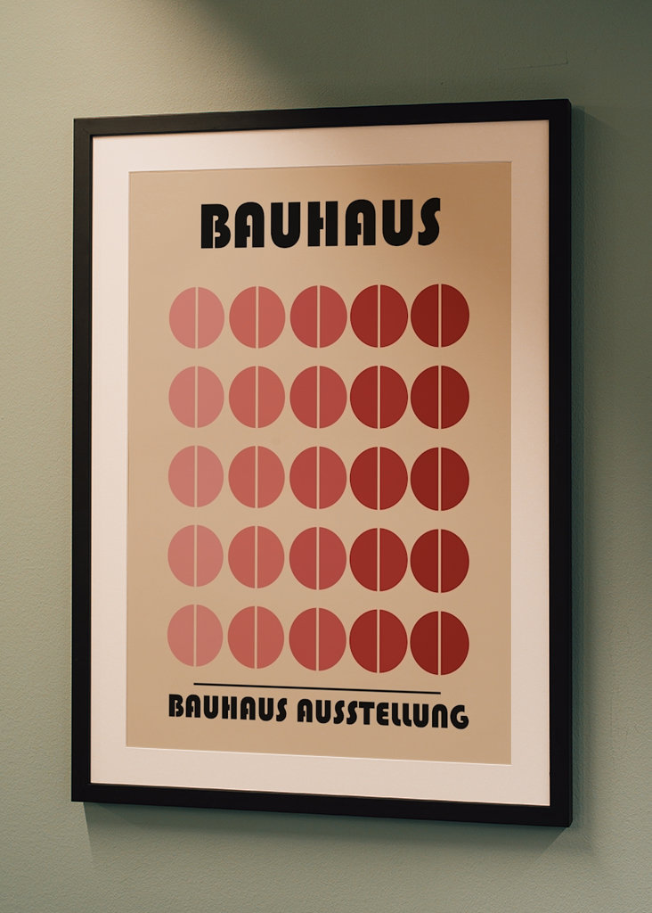 Locandina della mostra Bauhaus