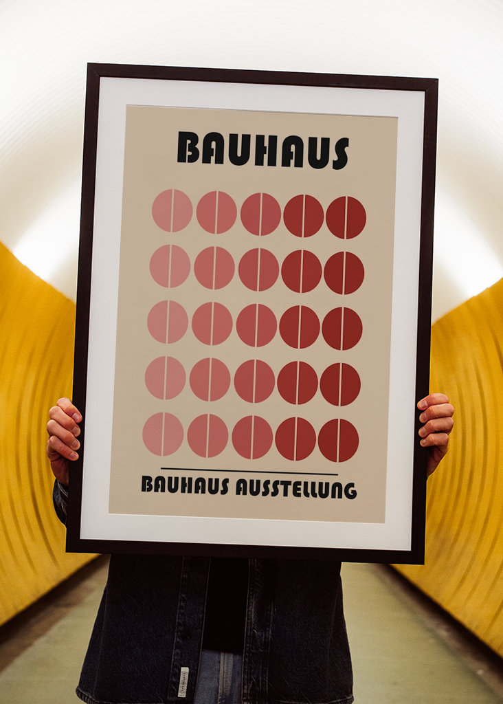 Locandina della mostra Bauhaus