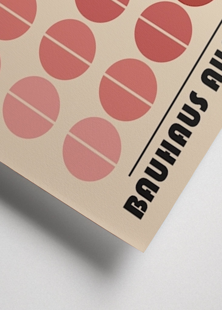 Locandina della mostra Bauhaus