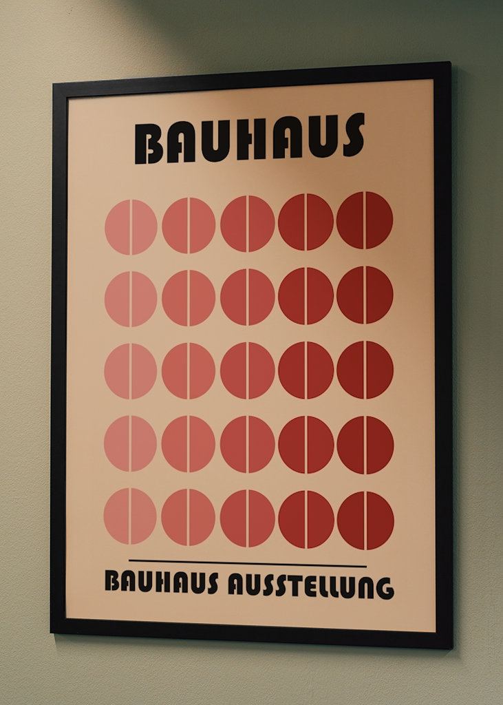 Locandina della mostra Bauhaus