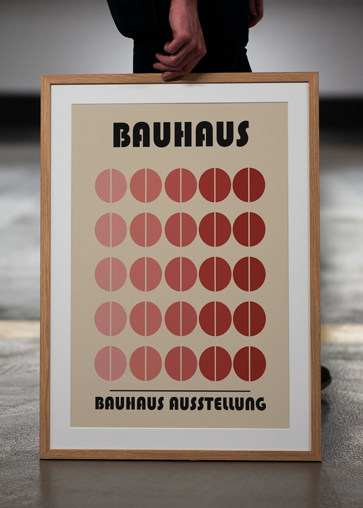 Locandina della mostra Bauhaus