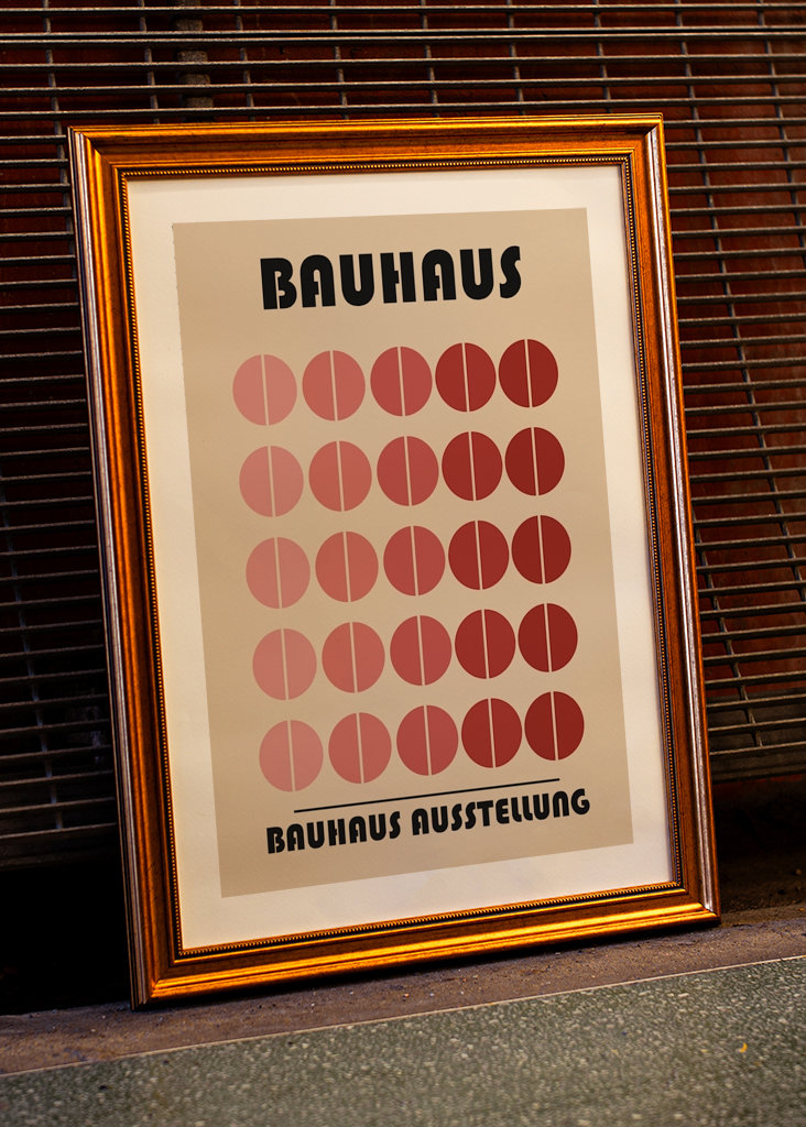 Locandina della mostra Bauhaus