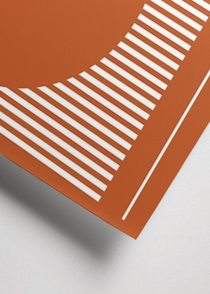 Bauhaus Oranje Poster