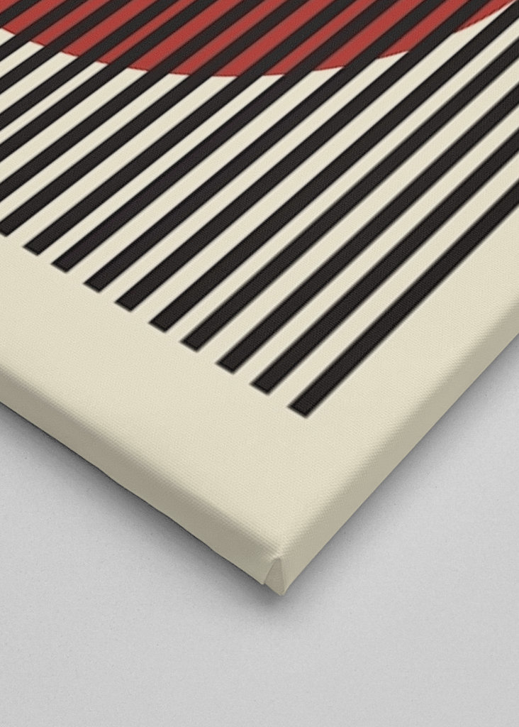 Červený plakát Bauhaus Circle