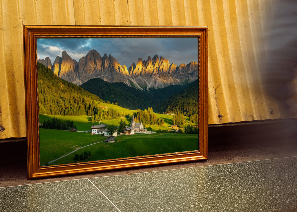 Sonnenuntergang in den Dolomit